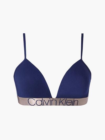Calvin Klein Underwear HU315213 | Calvin Klein Icon Női Triangle Melltartó Sötétkék